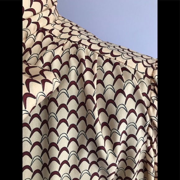 80s Hand Sewn Bow Blouse - Picture 2 of 10